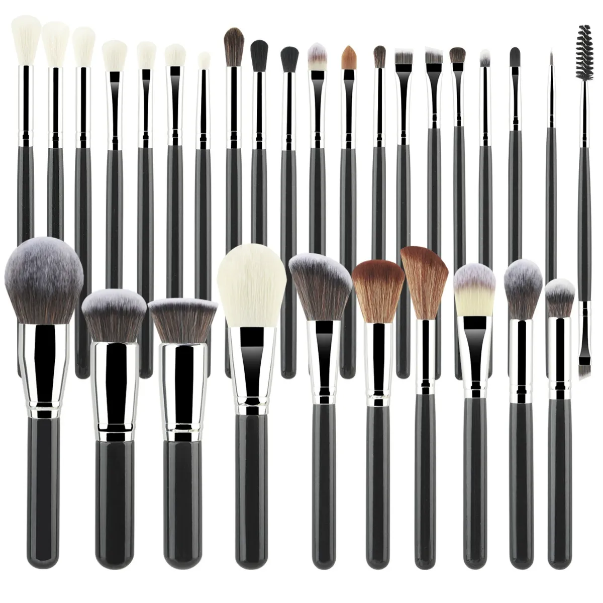 30-Piece Professional Makeup Brush Set with Bucket with storage bucket
