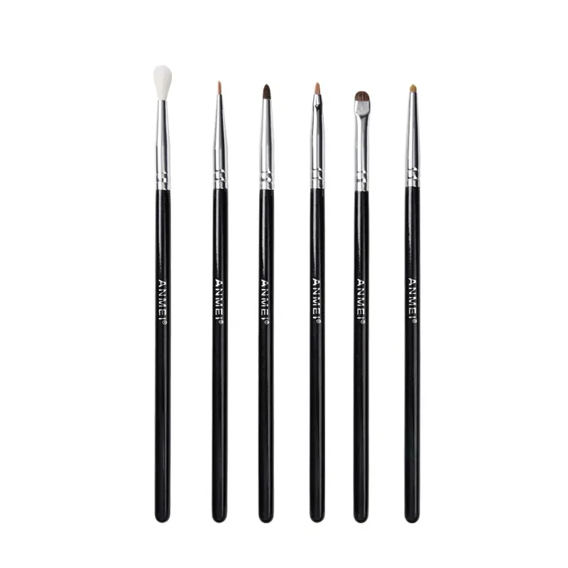 6-Piece Wool Detail Makeup Brush Set