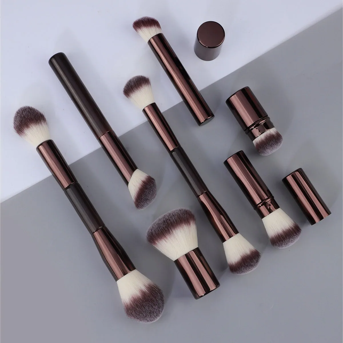 7-Piece Dual-Ended Makeup Brush Set