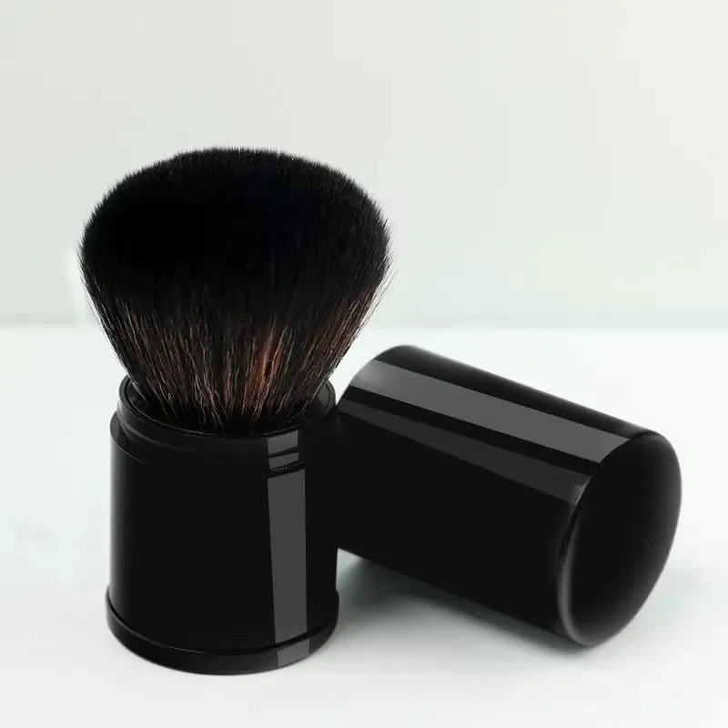 Retractable Mushroom Powder Brush with Cap